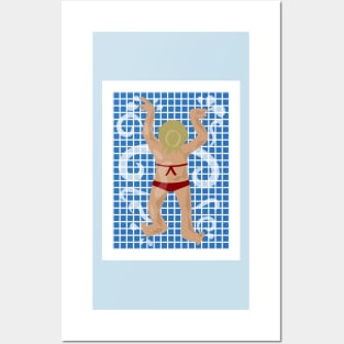 Swimming Posters and Art